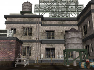scene - rooftop - exterior 3D Model