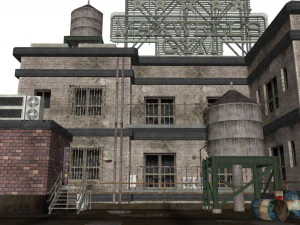 scene - rooftop - exterior 3D Model