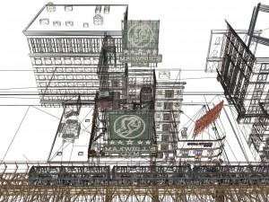 scene - rooftop - exterior 3D Model