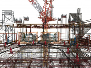 scene - scramble - exterior Modello 3D