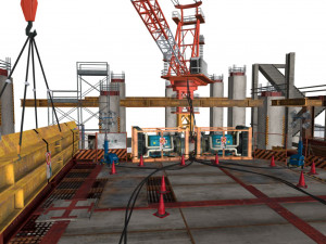 scene - scramble - exterior Modello 3D