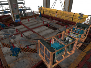 scene - scramble - exterior Modello 3D