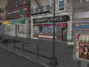 scene - street-johnny - exterior 3Dモデル