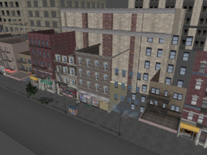 scene - street-johnny - exterior 3Dモデル
