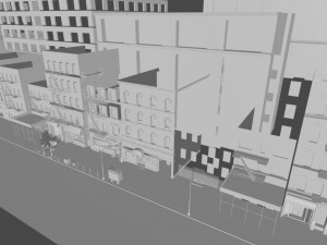 scene - street-johnny - exterior 3Dモデル