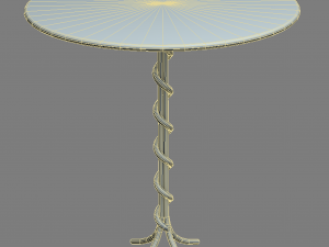 table 1 with uvw 3D Model