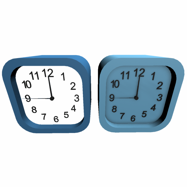 clock Modelo 3D .c4d .max .obj .3ds .fbx .stl .blend 