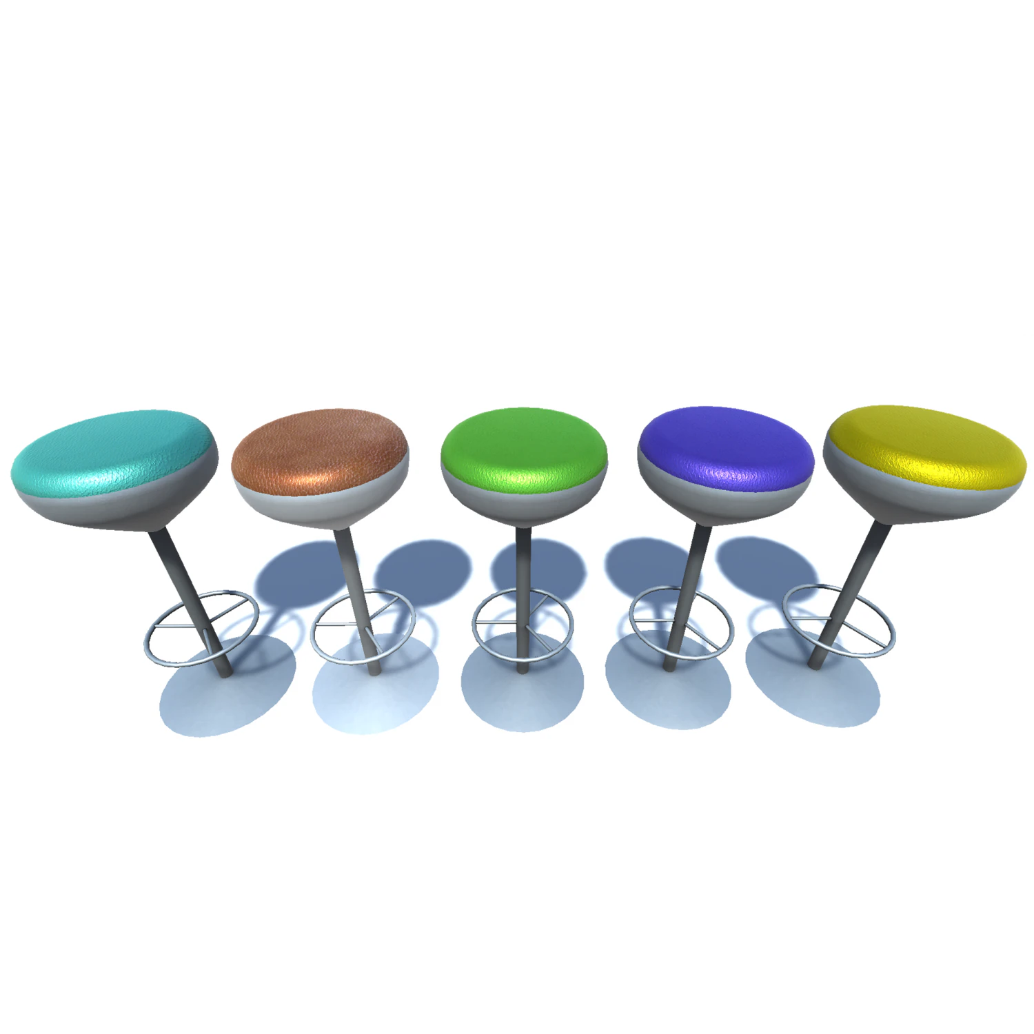 bar stool 3D Model .c4d .max .obj .3ds .fbx .stl .blend 