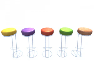 バースツール2 3Dモデル