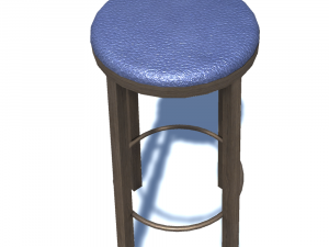bar stool 3 Model 3D