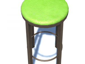 bar stool 3 Model 3D