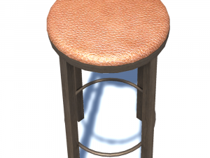 bar stool 3 Model 3D