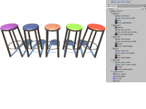 bar stool 3 3D Model