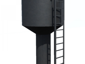 water tower Modello 3D