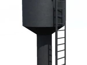 водонапірна башта 3D Модель