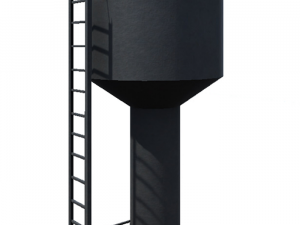 water tower Modello 3D