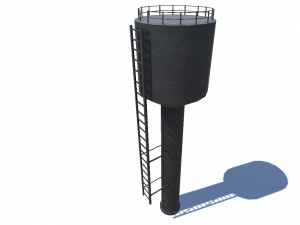 water tower 2 3D Model