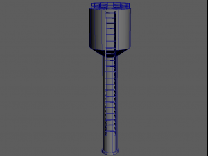 water tower 2 3D Модель