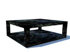 high tech sofa table 3D-Modell