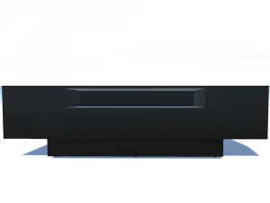 テレビの下の縁石 3Dモデル