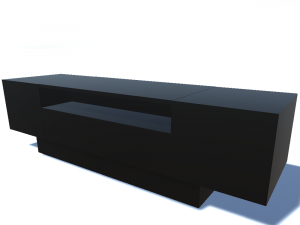 curbstone under the tv 3D मॉडल