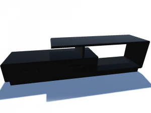 テレビの下の縁石 2 3Dモデル
