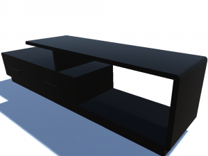 curbstone under the tv 2 Modelo 3D