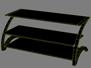 curbstone under the tv 3 3D Model