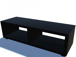 3d curbstone under the tv 4 3D 모델