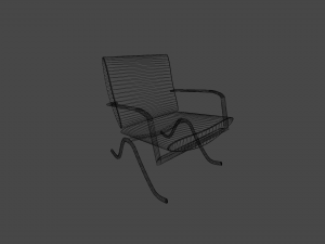 armchair 2 Model 3D
