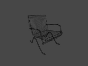 armchair 2 3D Model