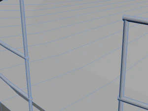 vertical steel tank 3D Model
