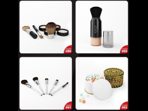 s of perfume bottles set Modello 3D