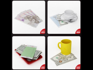 s of perfume bottles set Modello 3D