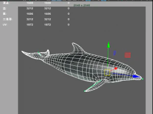 дельфіни 3D Модель