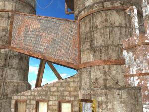 waste plant construction 3D Model