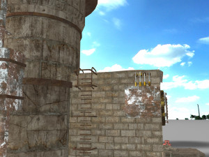 waste plant construction 3D Модель