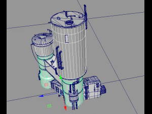 waste plant construction 3D Model