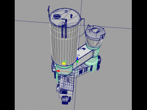 waste plant construction 3D Модель