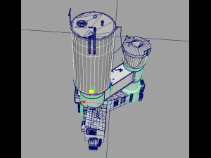 waste plant construction 3D Model