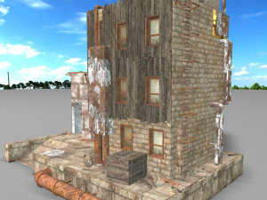 waste plant construction 3D Model