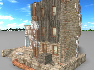waste plant construction 3D Model