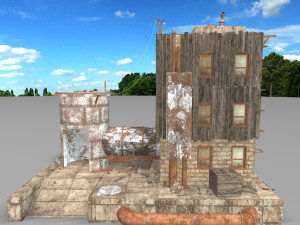 waste plant construction 3D Model