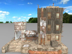 waste plant construction 3D Model