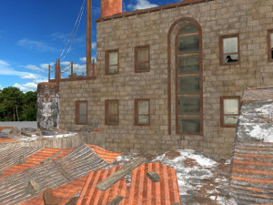 waste plant construction Model 3D