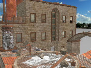 waste plant construction Model 3D