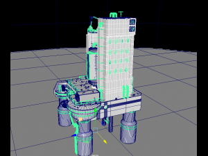 waste plant construction Modèle 3D