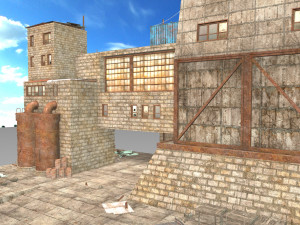 waste plant construction 3Dモデル