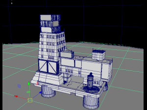 waste plant construction 3D Model