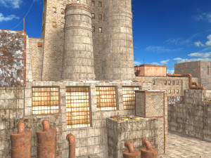 waste plant construction 3Dモデル